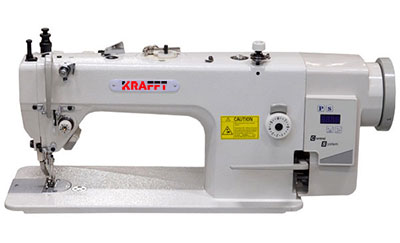 Automatyczna Stebnówka 1-igłowa z Transportem Igłowym i Chwytaczem o Powiększonej Pojemności KRAFT KF-5410J-7