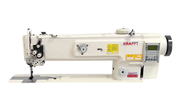 Automatyczna Stebnówka 1-igłowa z Potrójnym Transportem i Wydłużonym Ramieniem (45cm) KRAFT KF-1510D-45